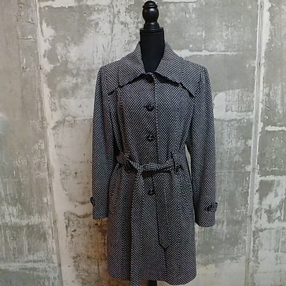 Anne Klein belted coat